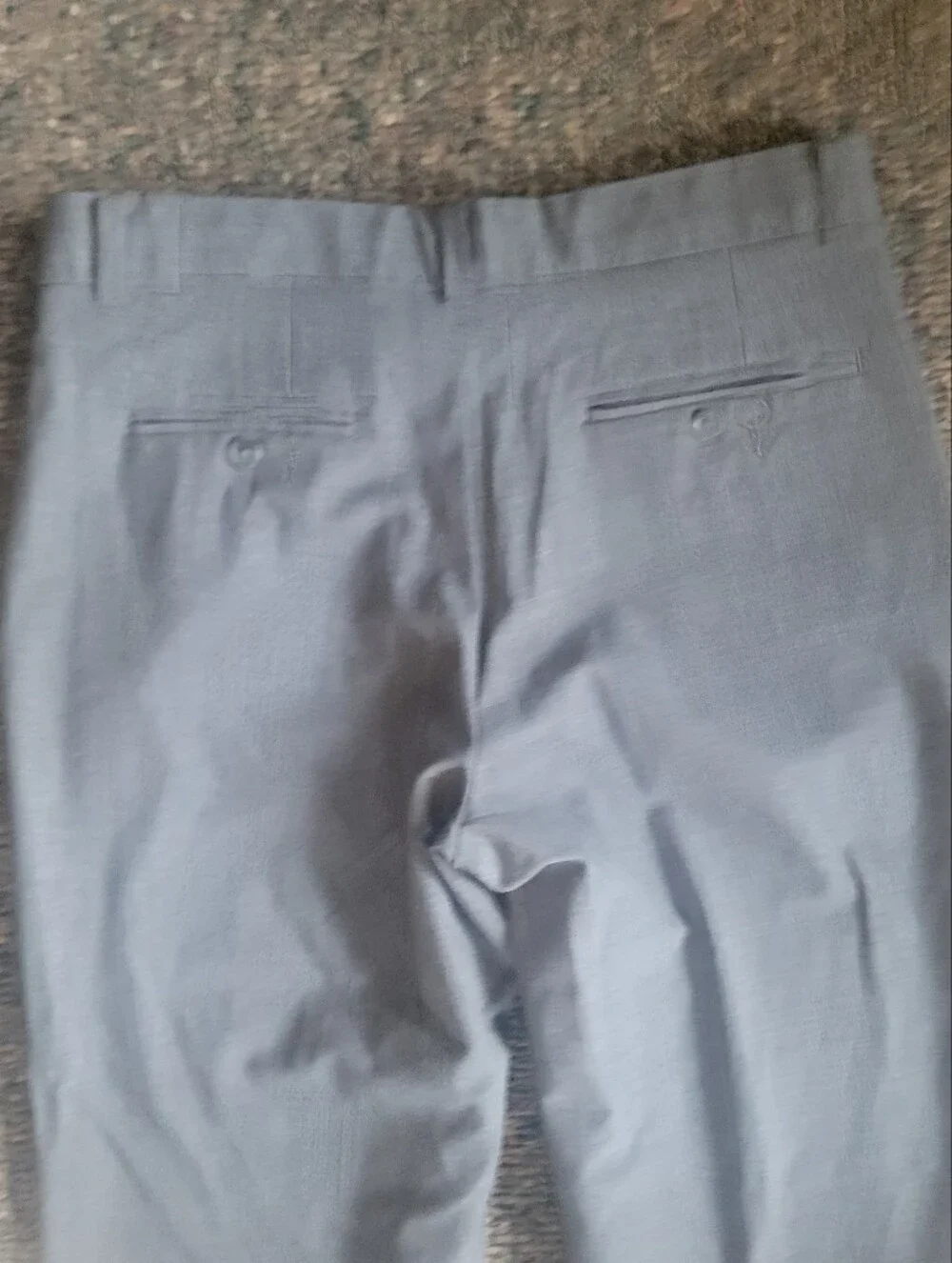 Calvin Klein Boys Gray Dress Pants